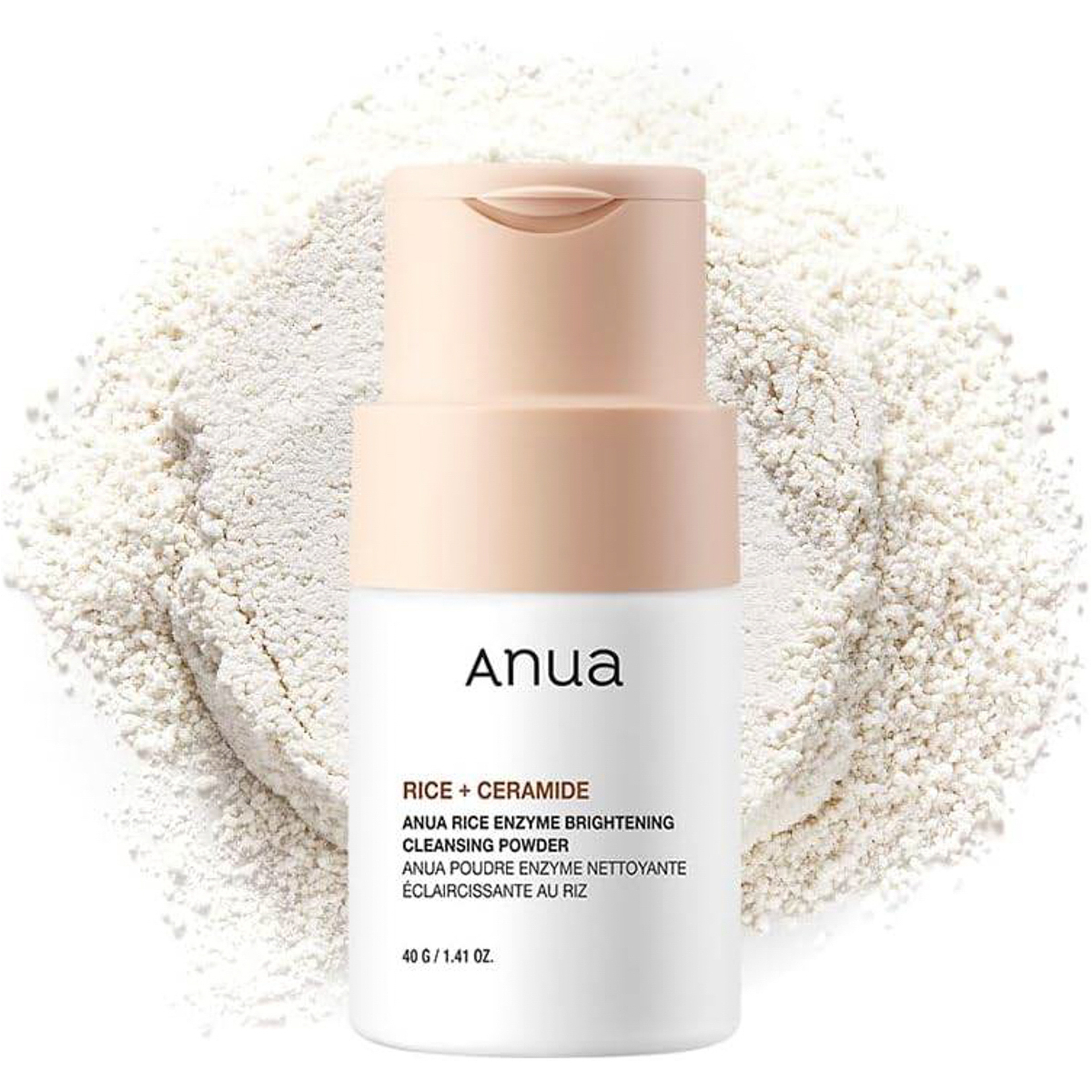 Rice + Ceramide Enzyme Brightening Cleansing Powder (40g)
